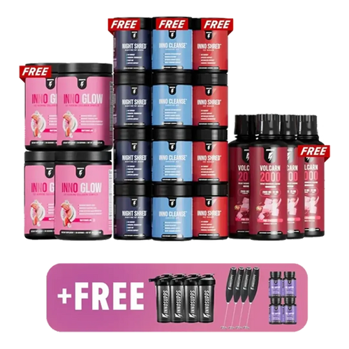 Female Shred Stack 3-Month Supply + 1 Stack Free + 12 Free Items