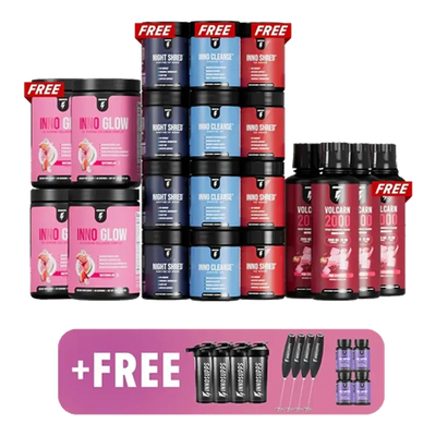 Female Shred Stack 3-Month Supply + 1 Stack Free + 12 Free Items